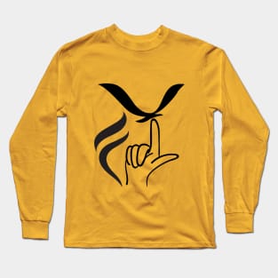 Fly, F L Y, design have massage for you to fly Long Sleeve T-Shirt